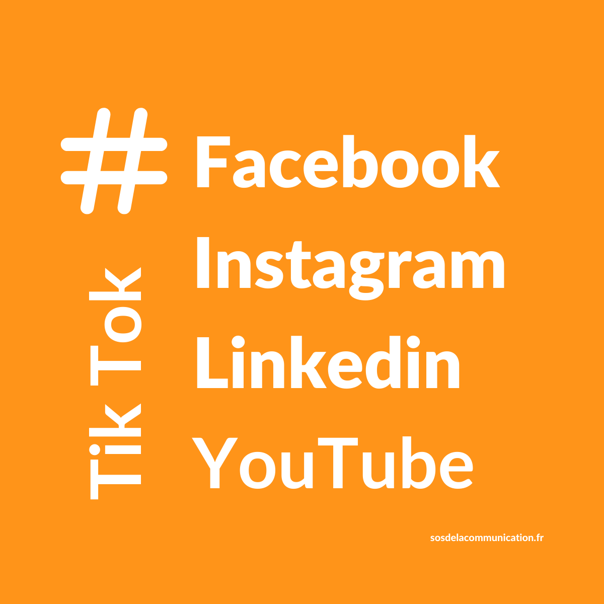 #Facebook Instagram Linkedin Youtube